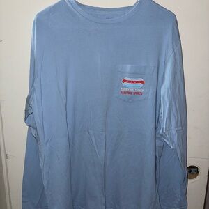 Vineyard Vines Barstool Sports Blue Long Sleeve Tee
